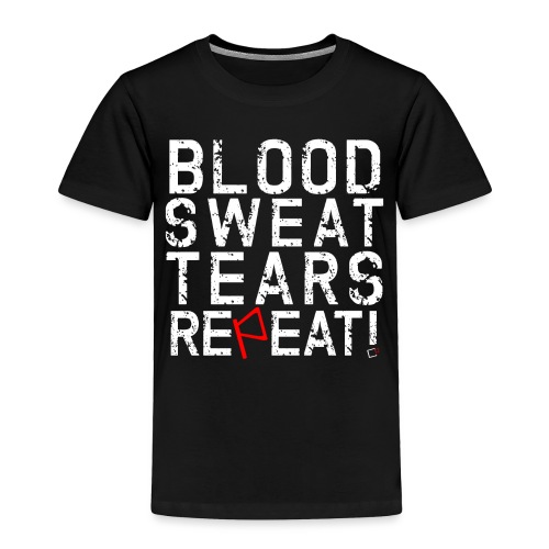 blood sweat tears black shirt 16x16 png - Toddler Premium T-Shirt