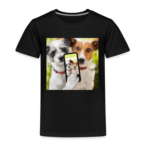 Dogs & Phone - Toddler Premium T-Shirt