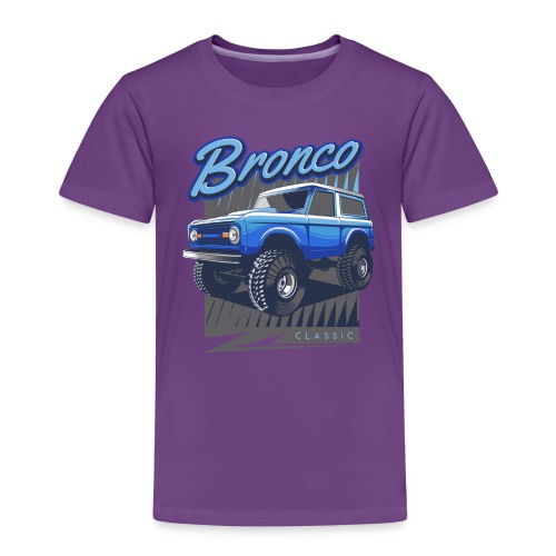 BRONCO BLUE CLASSIC TRUCK - Toddler Premium T-Shirt