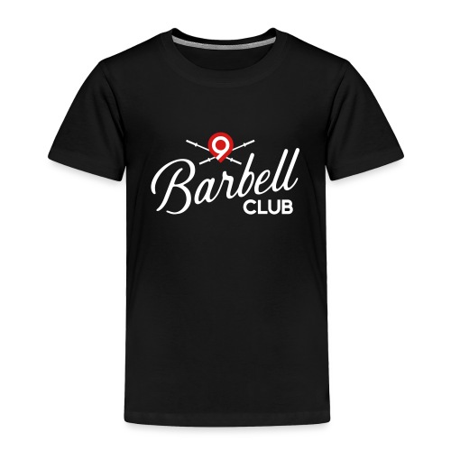 CrossFit9 Barbell Club (White) - Toddler Premium T-Shirt