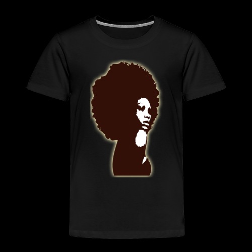 Brown Afro - Toddler Premium T-Shirt