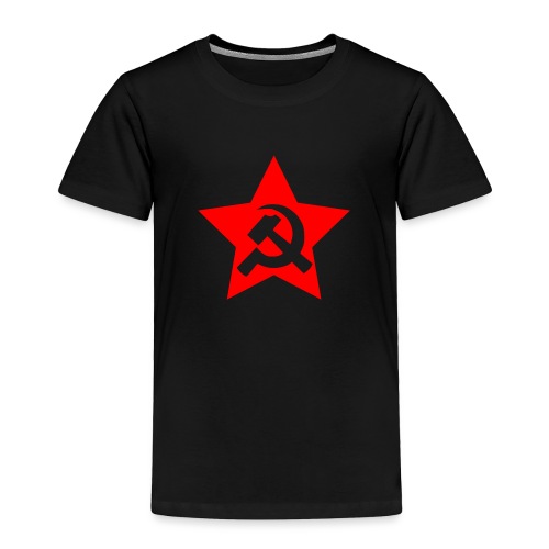 red and white star hammer and sickle - Toddler Premium T-Shirt