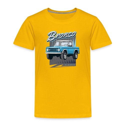 BRONCO Blue Half Cap Truck T-Shirt - Toddler Premium T-Shirt