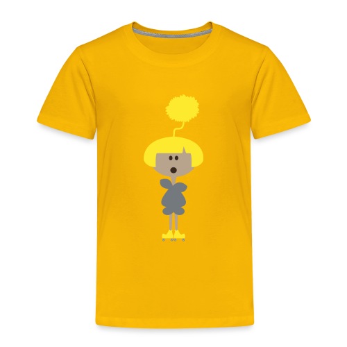 Pom Pom Girl Rollerskating - Toddler Premium T-Shirt