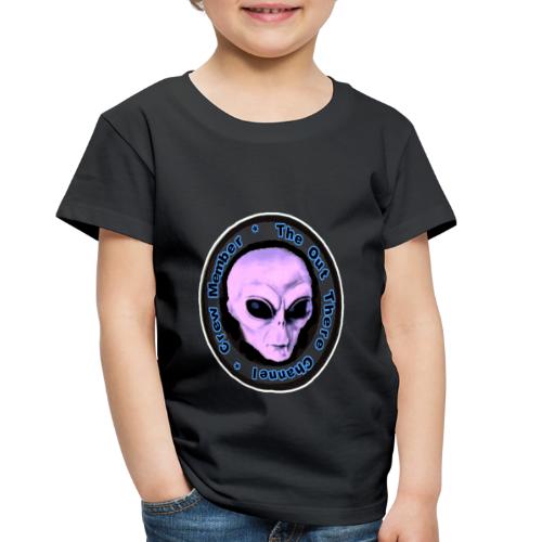 Badge crewPINKY with Back Crew Logo - Toddler Premium T-Shirt
