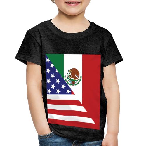 Mexican American Flag - Toddler Premium T-Shirt