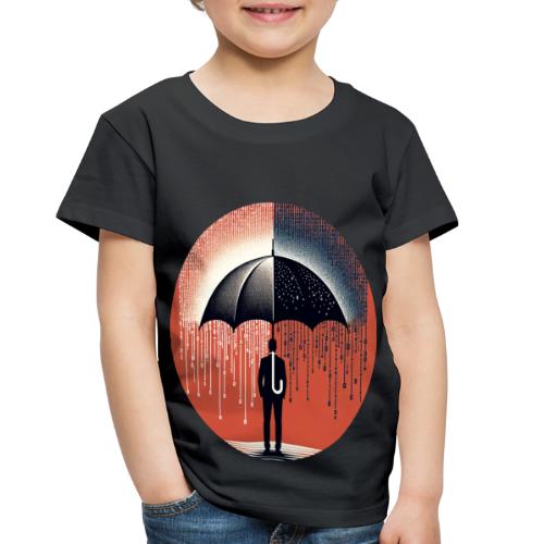 Protection in Digital Age - Umbrella Vector Art - Toddler Premium T-Shirt