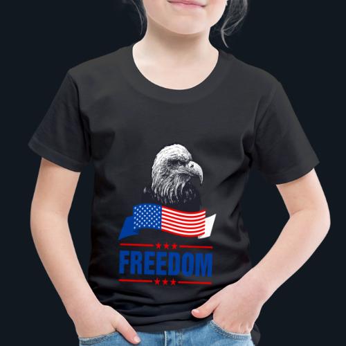 American Eagle of Freedom - Toddler Premium T-Shirt