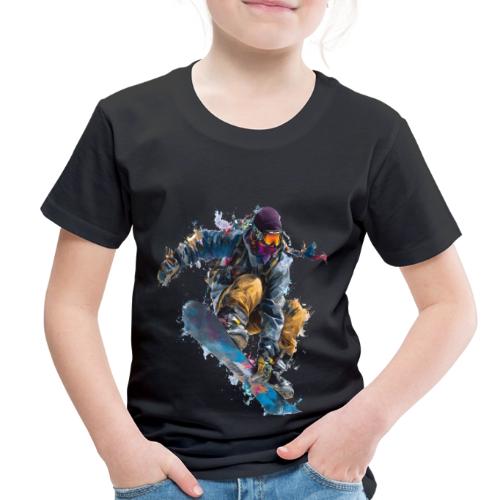 Snowboarding: Splash of Speed - Toddler Premium T-Shirt