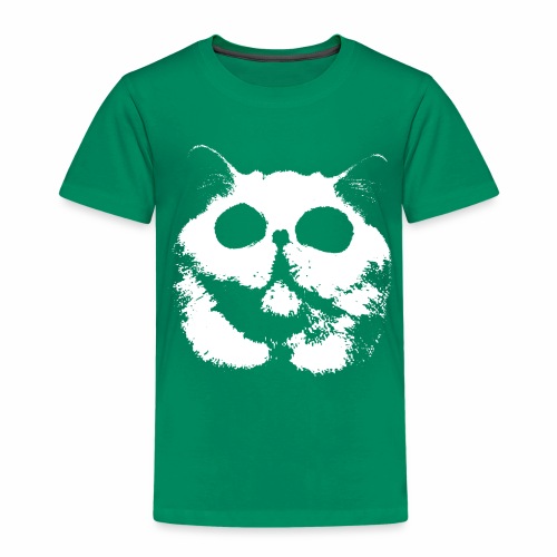 Cool Creepy Zombie Monster Halloween Cat Costume - Toddler Premium T-Shirt