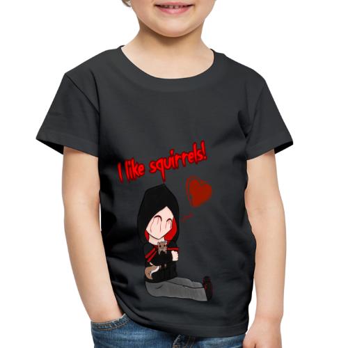 I like Squirrels (With Text) - Toddler Premium T-Shirt
