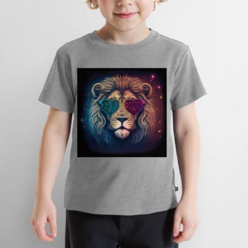 Jesus Lion of Judah wearing love glasses - Toddler Premium T-Shirt
