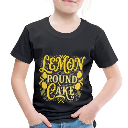 Lemon Pound Cake Vintage Flourish - Toddler Premium T-Shirt