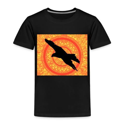 Boorook Arts – Bunjil Watching Over You Design - Toddler Premium T-Shirt