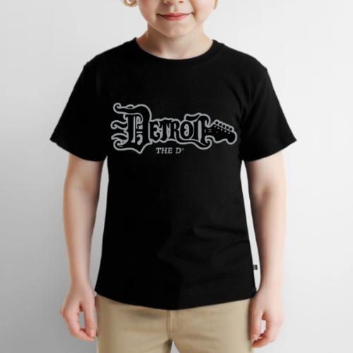 THE D GUITAR PLAIN FONT BLACK AND SILVER - Toddler Premium T-Shirt
