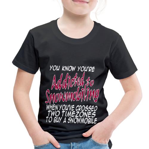 Snowmobile Time Zones - Toddler Premium T-Shirt