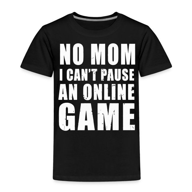 No mom I can't pause an online game