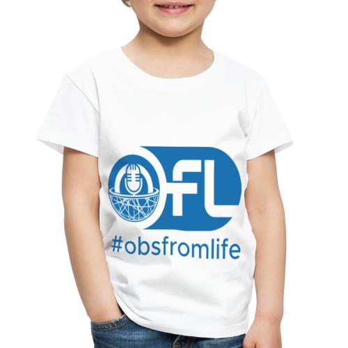 Observations from Life Logo with Hashtag - Toddler Premium T-Shirt