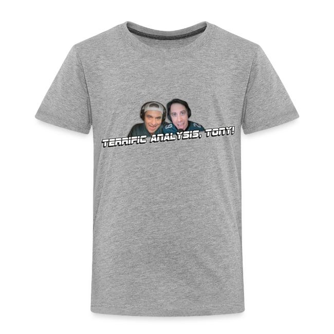 TERRIFIC ANALYSIS, TONY! (WITH GLOW)