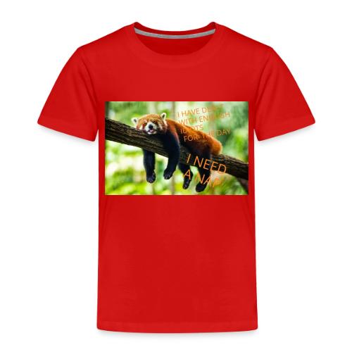 Fox napping meme - Toddler Premium T-Shirt