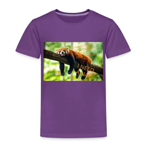 Fox napping meme - Toddler Premium T-Shirt