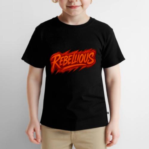 Rebellious Graffiti Neon Orange Streetwear T-Shirt - Toddler Premium T-Shirt