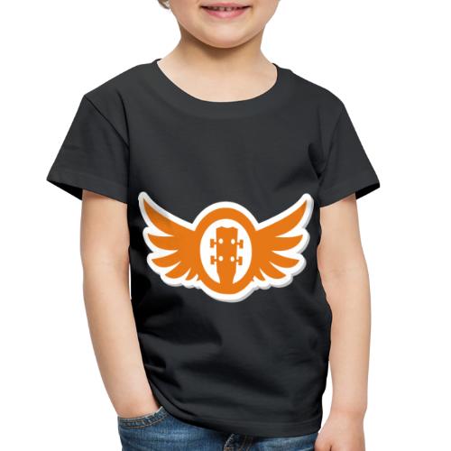 Ukulele Gives You Wings (Orange) - Toddler Premium T-Shirt