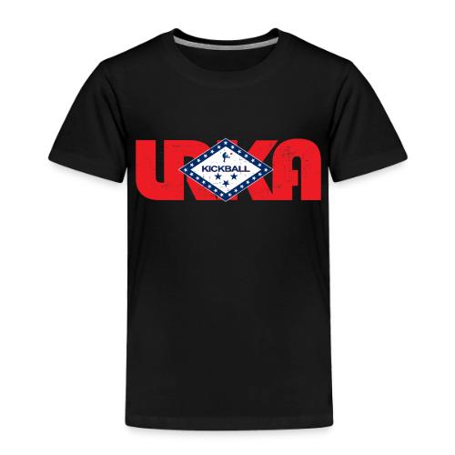 arkansas flag LRKA DISTRESSED - Toddler Premium T-Shirt