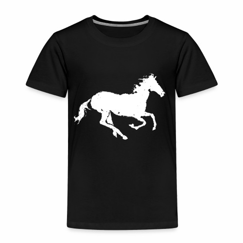 Just a white Horse - Toddler Premium T-Shirt