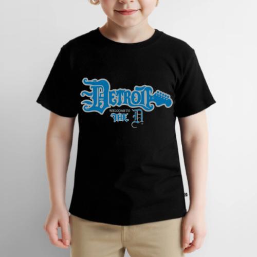 DETROIT GUITAR THE D OE BL SILVER - Toddler Premium T-Shirt
