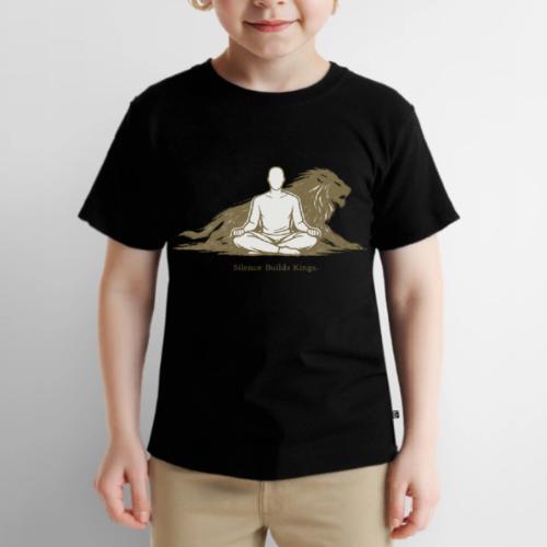 Silence Builds Kings Meditation Lion - Toddler Premium T-Shirt