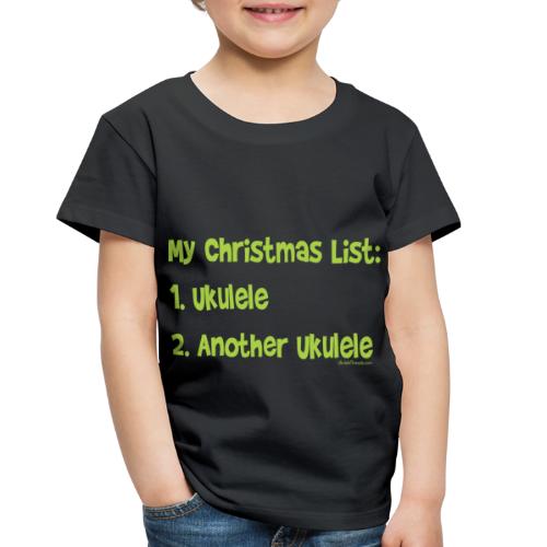 Christmas List - Toddler Premium T-Shirt
