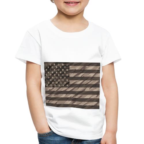 desert cammo flag t - Toddler Premium T-Shirt