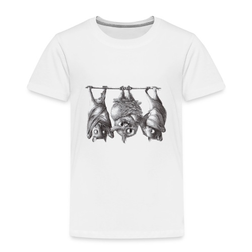 Vampire Owl with Bats - Toddler Premium T-Shirt