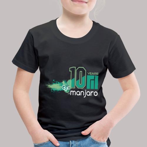 Manjaro 10 years splash v2 - Toddler Premium T-Shirt