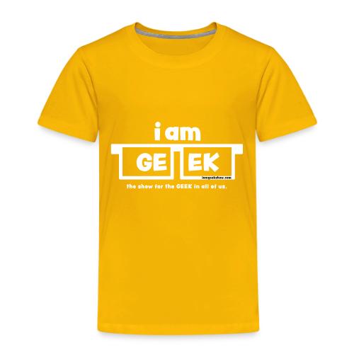 iamGEEK classic White - Toddler Premium T-Shirt