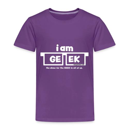 iamGEEK classic White - Toddler Premium T-Shirt