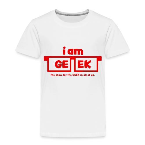 iamGEEK RED - Toddler Premium T-Shirt