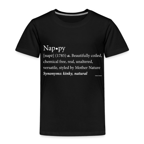 Nappy Dictionary_Global Couture Women's T-Shirts - Toddler Premium T-Shirt