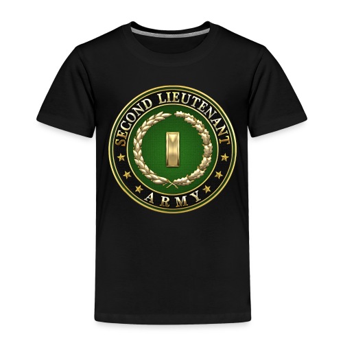 Second Lieutenant (2LT) Rank Insignia 3D - Toddler Premium T-Shirt