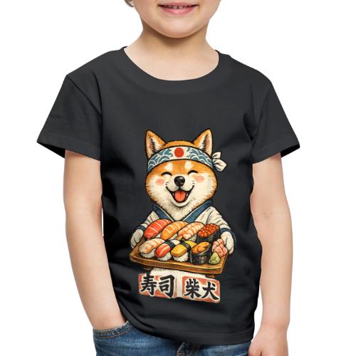 Funny Shiba Inu Sushi Kawaii Dog Tee - Toddler Premium T-Shirt
