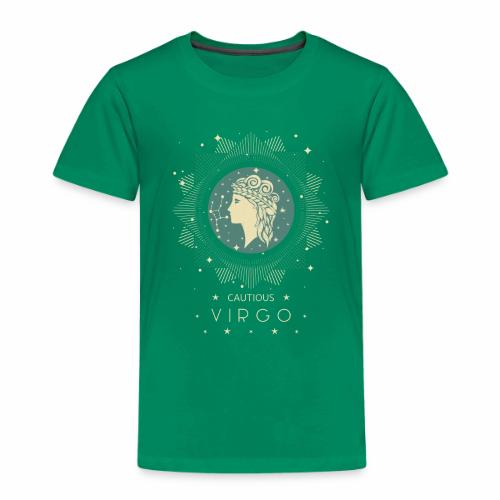 Zodiac sign Cautious Virgo August September - Toddler Premium T-Shirt
