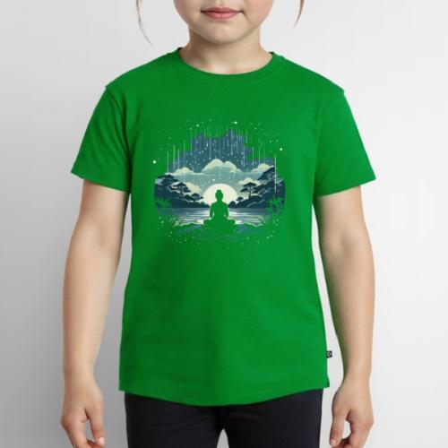 Find Your Zen: Meditative Silhouette in GentleRain - Toddler Premium T-Shirt