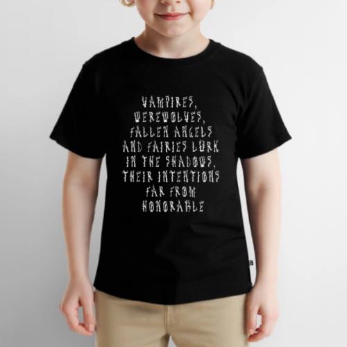 Vampires, werewolves, fallen angels and fairies lu - Toddler Premium T-Shirt