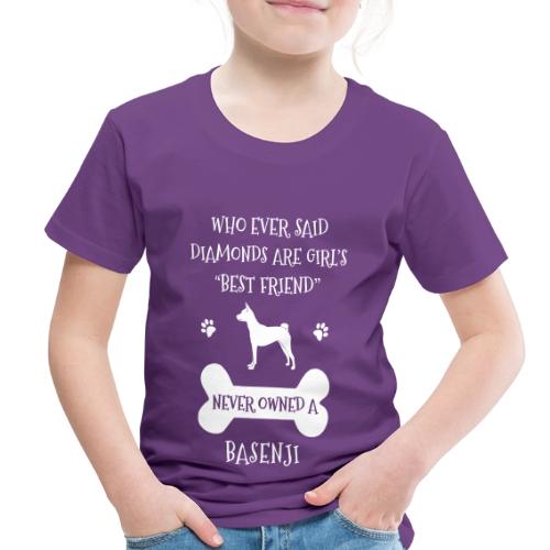 My Best Friend Is Basenji Cool Gift - Toddler Premium T-Shirt
