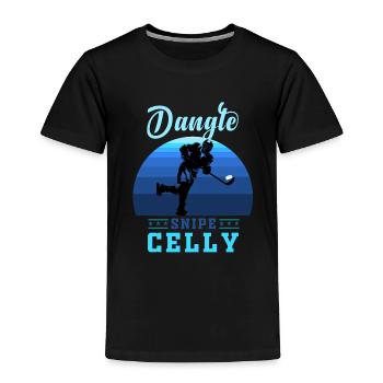 hockey, hockey Ice Hockey, goalie - Toddler Premium T-Shirt - black - Front - AI Model Kid Male (0cm)