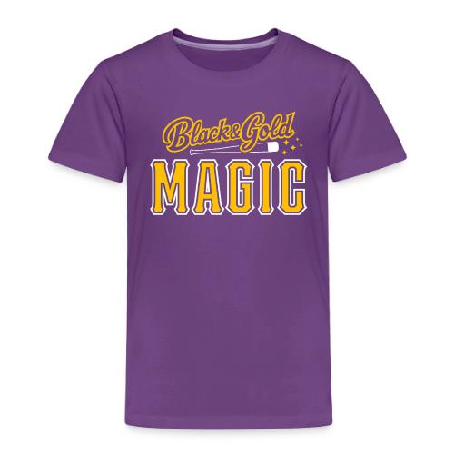 Black & Gold Magic - Toddler Premium T-Shirt