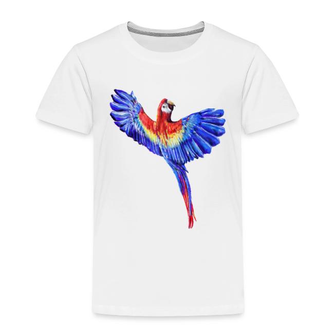 Scarlet macaw parrot
