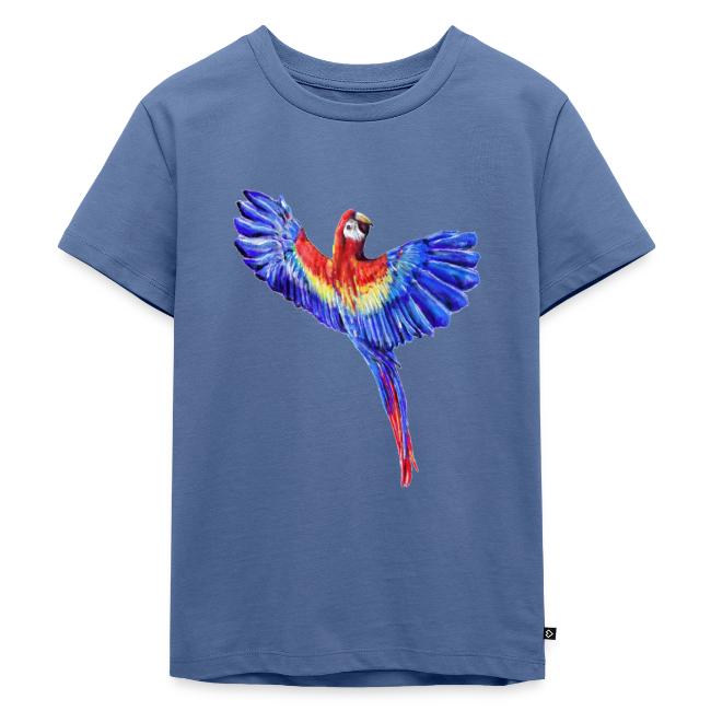 Scarlet macaw parrot