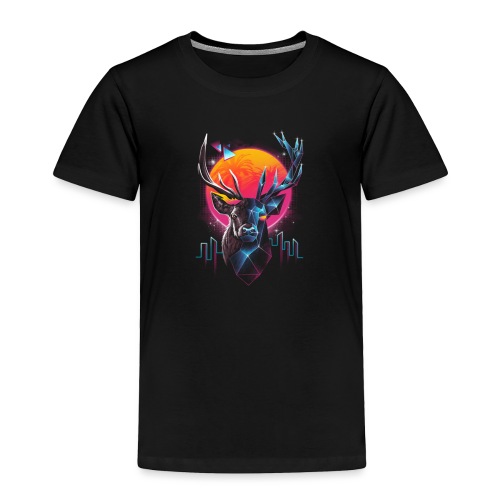 Rad Stag, Neon infused stag - Toddler Premium T-Shirt